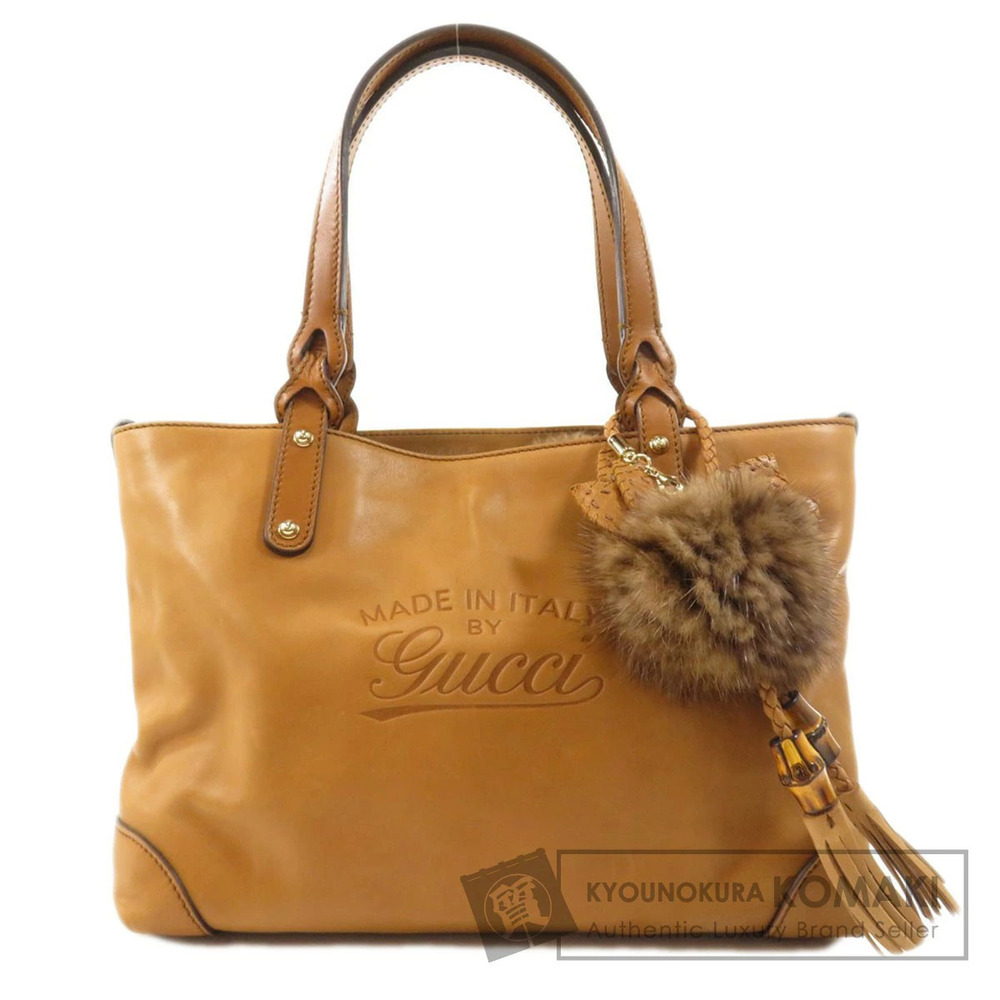 Gucci Logo Handbag Calfskin